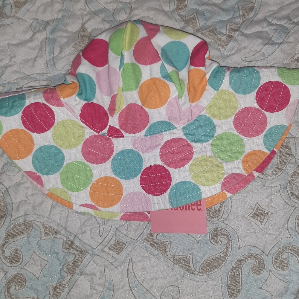 Gymboree Multicolor Polka Dot Hat for Kids